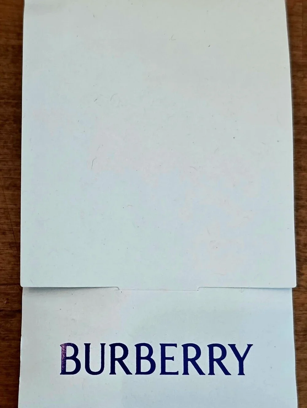 Burberry perforated blue